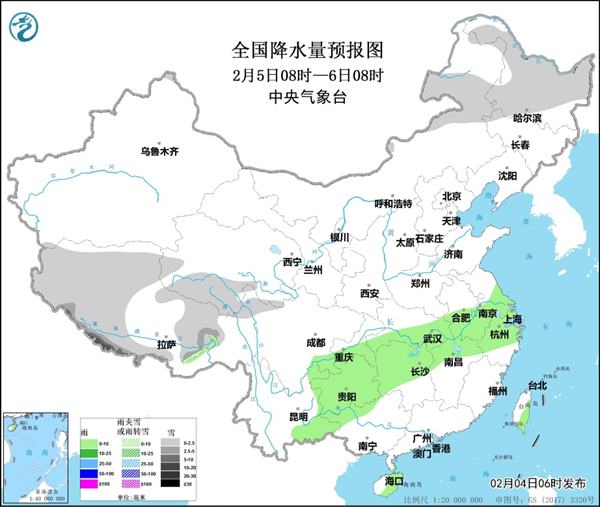                     湖南江西等地有大雾 西南地区东部至长江中下游地区有小到中雨                    2