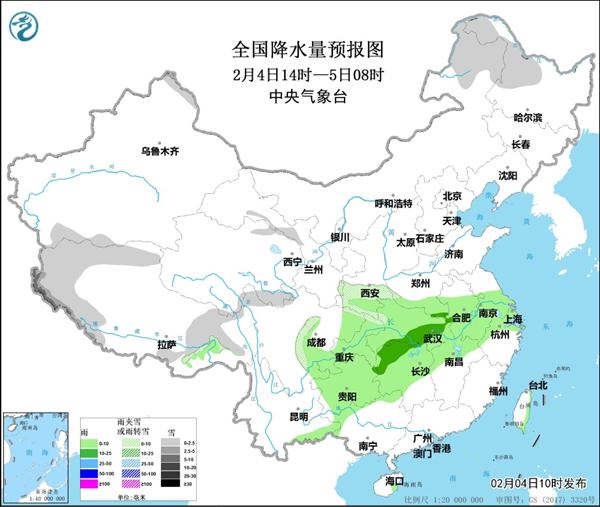                     湖南江西等地有大雾 西南地区东部至长江中下游地区有小到中雨                    1