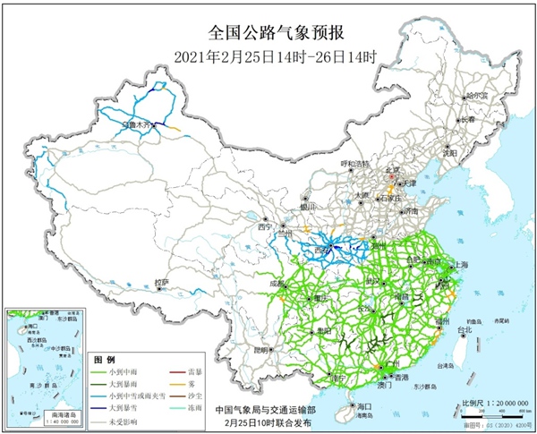                     黄淮及以南地区有明显降水 强冷空气将自西向东影响我国                    3