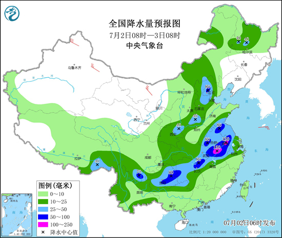                     长江中下游强降雨在线 华南“桑拿天”来袭                    1