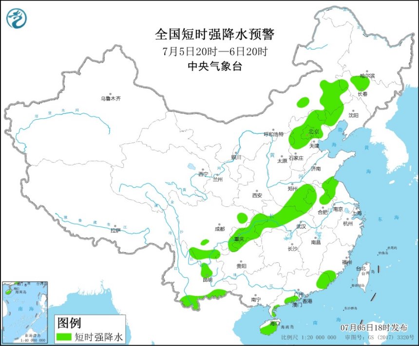                     强对流预警！京津冀等地部分地区将有8至10级雷暴大风或冰雹                    2