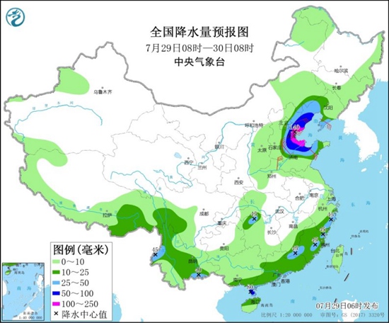                     京津冀等地有强降雨 西南地区高温增多                    1