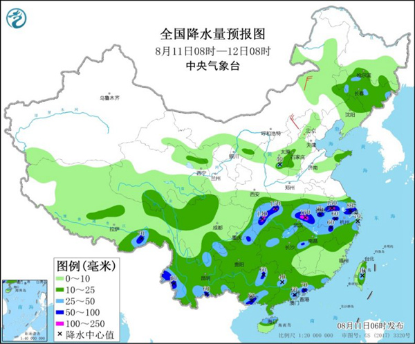                     长江中下游持续性降水堪比“梅雨季” 华南闷热高温“出没”                    1