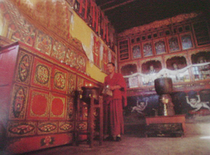 西藏拉萨聂当度母殿和聂当大佛