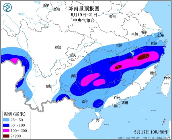                     未来一周南方地区有持续性降雨 浙江湖南等6省区局地有大暴雨                    1