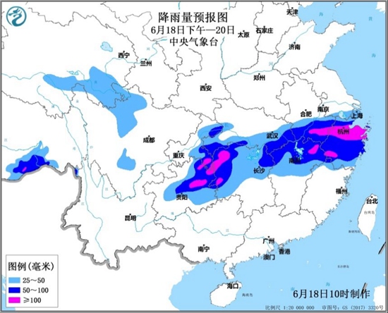                     未来一周南方雨不停！江南华南及贵州重庆等地强降雨来袭                    1