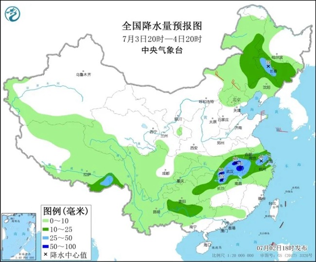                     强降雨中心北抬！长江中下游沿线仍有暴雨 但这些地方即将雨过天晴                    2