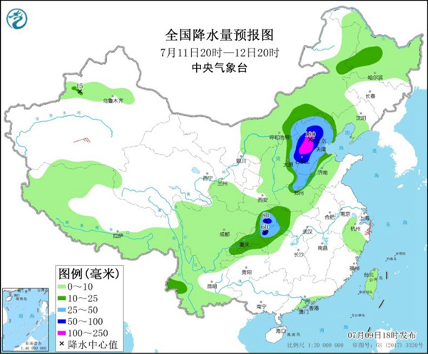                     华北将现今年以来最强降雨                    3
