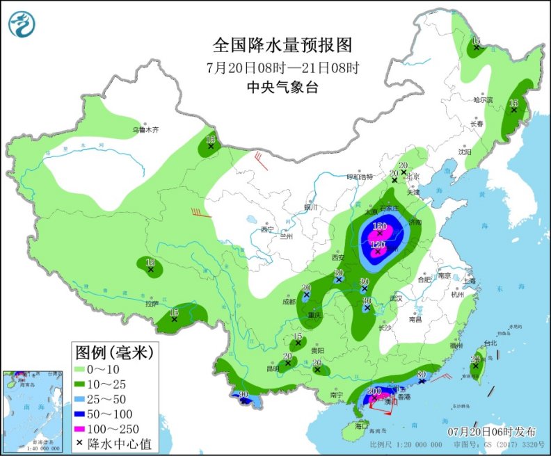                     台风持续影响广东沿海 河南等地雨水集中                    2