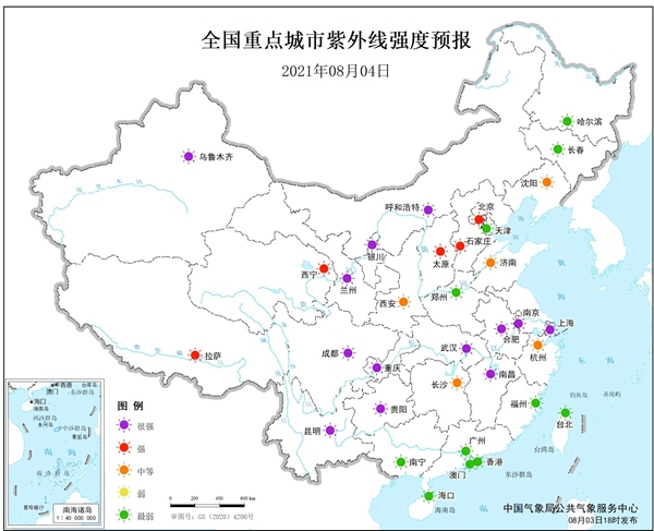                     健康气象预报：四川重庆湖北等6省区市局地极易发生中暑                    2